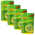 thumbnail image 1 of FSSTAM Wasabi Peas Lightly Dusted with Sea Salt Flavored Snack Mix Green Peas, Gluten Free Cholesterol Free Vegan Dried Snacks, 3.5 oz, 4 Packs(with Exclusive FSSTAM Booskie), 1 of 5