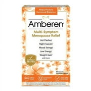 TOP SELLING ITEMS Amberen, Multi-Symptom Menopause Relief Capsules, 60 Ea