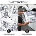 thumbnail image 5 of Vintage Rug - 4*6ft/5*7ft/6*9ft/8*10ft/9*12ft Washable Area Rug, Entryway Stain Resistant Kitchen Mat, Non Slip Non Shedding, Pet Friendly Bathroom Carpet, for Indoor Bedroom Living Laundry Room, 5 of 8