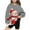 Gray, variant on Iyufng Hoodies for Teen Girls,Long Sleeve Graphic Hooded Sweatshirt,Christmas Pattern T-shirt Printed Round Neck Boys and Girls Short Sweatshirt,Teen Girls Pullover Pocket Sweatshirt Tops