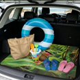 thumbnail image 2 of KUIFORTI Green Frog Universal Car Trunk Mat Washable Car Cargo Liner Easy to Clean Vehicle Interior Accessories Suitable for Most Car Models Trunk Protective Mat, 2 of 7