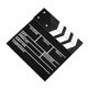 thumbnail image 3 of Movie Film Clap Board 20 X 20cm Dry Erase Black Wooden Clapper Board for Director, 3 of 5