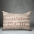 thumbnail image 3 of Creative Products Just Peachy Stripes Pillow 20 x 14 Spun Poly Pillow, 3 of 3
