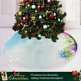 thumbnail image 6 of FMSHPON Colorful Easter Eggs Xmas Christmas Tree Skirt Stand Mat for Holiday Party Decoration Indoor Outdoor 48 inches, 6 of 6