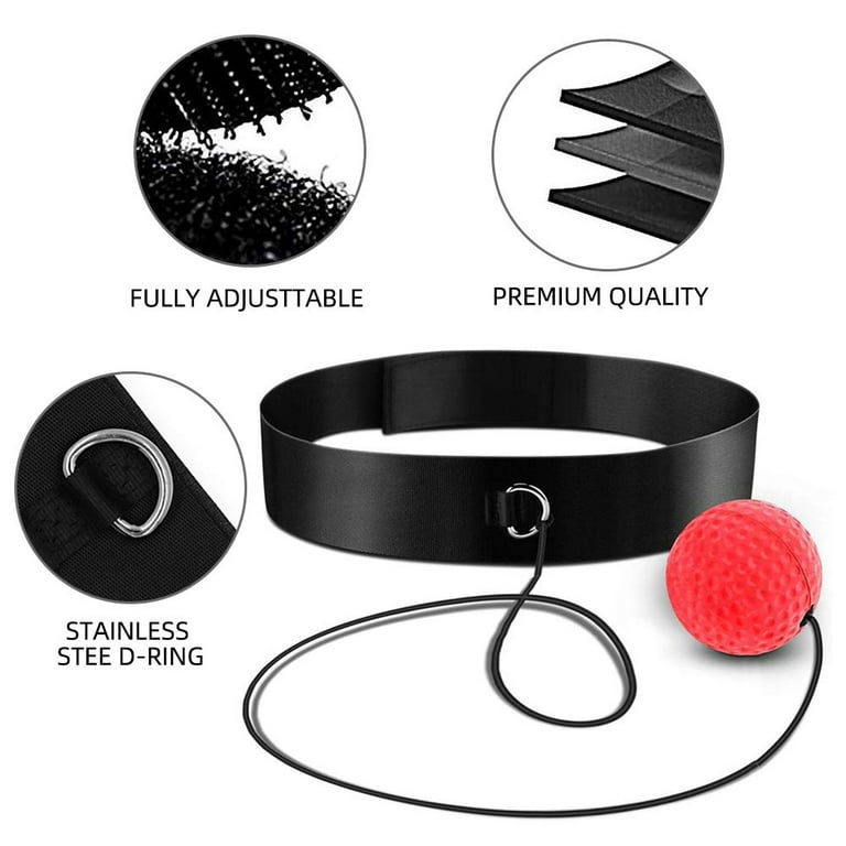 XEMZ Boxing Reflex Ball Set, 3 Difficulty Level Boxing Fight Ball with  Headband, Boxing Ball on String, for Adult & Kids Improve Punching Speed,  Hand