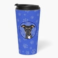 thumbnail image 2 of Carolines Treasures WDK1183TBL215 7.25 x 3.5 in. Unisex Rottweiler Black & Tan No.6 Stainless Steel 16 oz Tumbler, Blue, 2 of 5