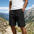 thumbnail image 2 of Hurxie Men's Athletic Running Shorts 7''/8'' with Zipper Pockets, Quick Dry Lightweight Gym Workout Basketball Shorts Black,2XL, 2 of 7