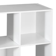 SuperDeal 12 Cube Storage Organizer Wooden Bookshelf Display W/Removable Back Panels White