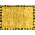 thumbnail image 1 of Ahgly Company Indoor Rectangle Abstract Yellow Modern Area Rugs, 7' x 10', 1 of 4