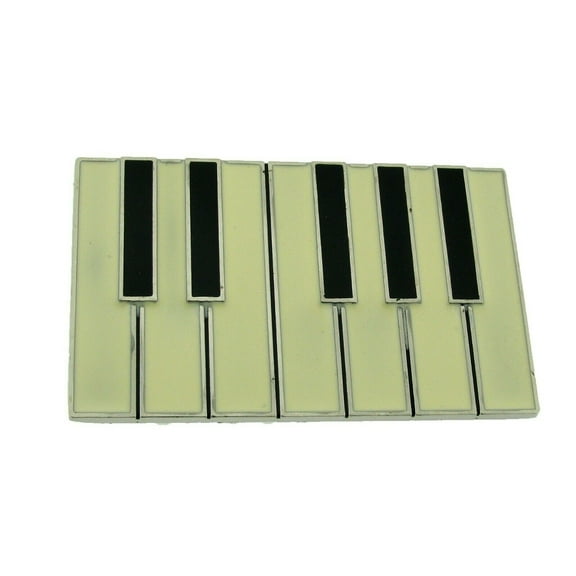 Piano Belt Buckle Musician Good Pianist White & Black Keyboard Unisex New Color