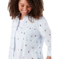 thumbnail image 3 of Joules Women's Amilla Drop Shoulder Button Down Shirt, Chalk Blue, 12/Large, 3 of 5