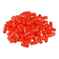 thumbnail image 4 of Uxcell Rubber End Caps Vinyl Round End Cap Cover Screw Thread Protectors for Screw 200Pcs Red 5mm, 4 of 6