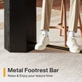 thumbnail image 6 of Tribesigns 70.9" Extra Long Bar Table, Industrial Counter Height Table with Metal Footrest for Kitchen Dining Room, Pub, 6 of 7