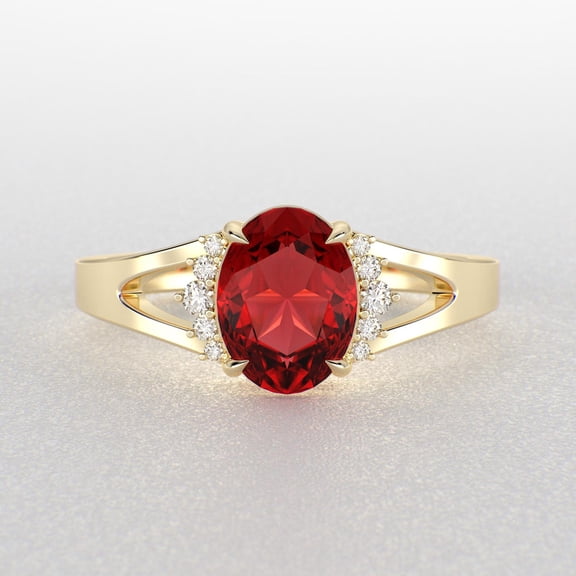 Natural Ruby Gemstone Ring Woman And Mens Birthstone Gift Ring Promise Ring