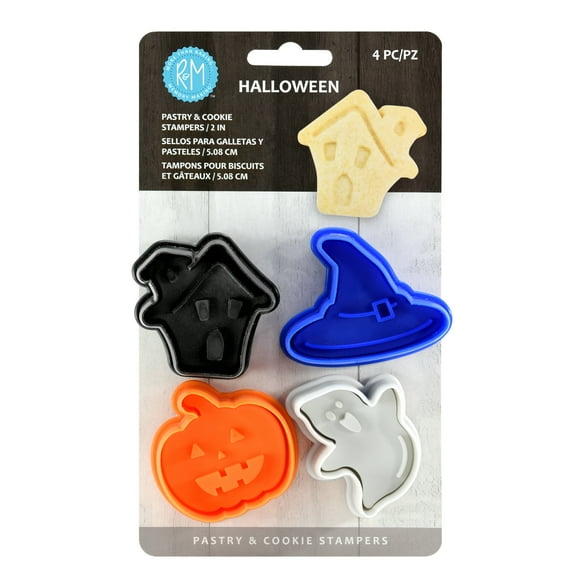 R&M International Halloween Cookie and Pastry Stampers Set of 4