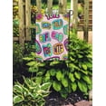 thumbnail image 2 of SIDONKU Colorful Patches Words Totz TGIF Yolo LOL OMG GR8 ROFL Garden Flag Decorative Flag House Banner 12x18 inch, 2 of 2
