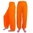 thumbnail image 2 of asdoklhq Women's Plus Size Pants,Womens Elastic Loose Casual Cotton Soft Yoga Sports Dance Harem Pants, 2 of 4