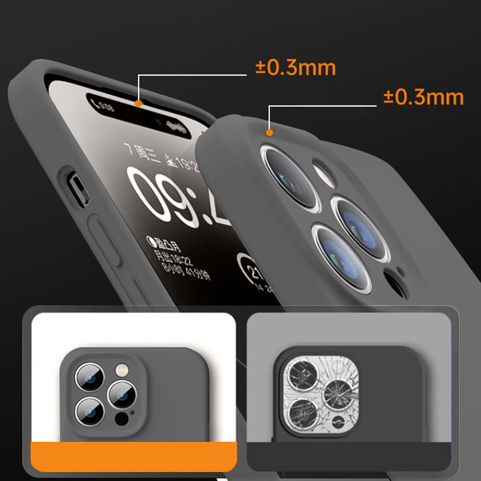 Accessoire Iphone 16 Pro VIWIEU Lot De 2 Bouchons Anti-poussière En Métal Pour Port USB C Compatibles Avec Samsung Galaxy S24/S23/S22/S21 MacBook Pro Air (noir Bouchon Anti Poussiere Usb C