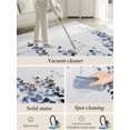 thumbnail image 5 of Blue Eucalyptus Leaves Area Rug for Bedroom 5x7 Ft Watercolor Retro Leaf Super Soft fuzzy Throw Rug Non-Slip Fluffy Plush Indoor Floor Carpet for Living Room Nursery Home Decor, 5 of 8