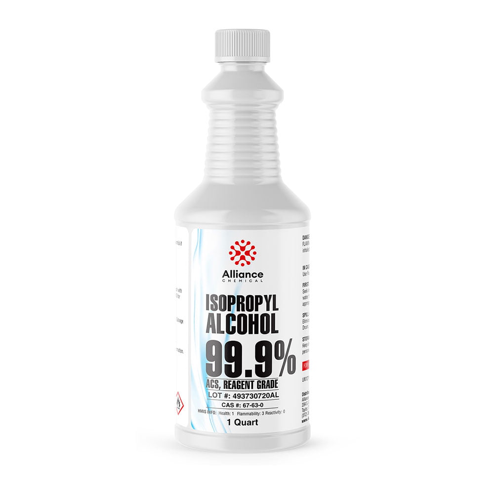 Isopropyl Alcohol 99.9% ACS Reagent Grade - 1 Bottle (32 oz.) - Walmart.com