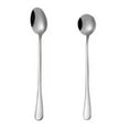 thumbnail image 2 of Long Handle Stirring Spoon Ice Tea Coffee Tableware Home Kitchen Stainless Steel Mixing Spoons, 2 of 9