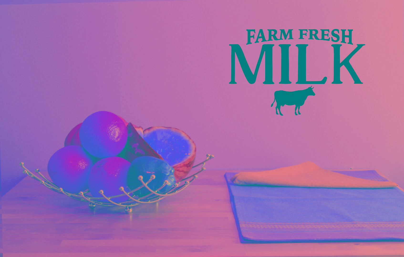 Custom Decals PRICE REDUCED Farm Fresh Milk Wall Art Size 20 Inches x