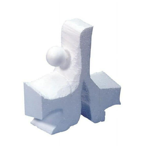 Floracraft 451976 Styrofoam Light-Weight Block Pack - Pack of 36