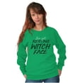 thumbnail image 4 of I've Got Resting Witch Face Funny Women Plus Size Crewneck Sweatshirt Brisco Brands 2X, 4 of 5