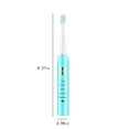 thumbnail image 3 of RKSTN Electric Toothbrush Full Body Waterproof Electric Toothbrush - 2 Brush Heads And 1 USB Charging Cable - Ultrasonics 5 Modes With Smart Timing Toothbrush Electric, 3 of 6