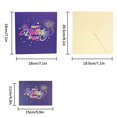 thumbnail image 3 of GQDIN Fireworks Birthday Cards, 3D Pop Up Blowable Cake Greeting Cards with Lights Music, Happy Birthday Gifts for Women Men Kids Mom Dad Grandma, 3 of 4