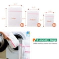 thumbnail image 4 of Paylesshere Laundry Basket Handwoven Laundry Hamper 90L/110L Foldable Rattan Laundry Hamper With Lid,2 Removable Liner Bags & 6 Laundry Bags,Clothes Hamper Bathroom Laundry Basket,Brown, 4 of 9