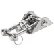 thumbnail image 2 of Gancho para colgar columpio giratorio Eddwiin, hebilla de placa fija de acero inoxidable 304 para bolsa de arena para silla hamaca de yoga, 2 of 14