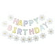 thumbnail image 1 of 1 Juego de pancarta de feliz cumpleaños, pancarta para fiesta de cumpleaños, decoraciones de pancarta de papel colgante para fiesta, 1 of 3