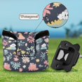 thumbnail image 6 of Haosy Mountain Dinosaur Leaf Golf Mallet Putter Cover Strong Magnetic Leather Golf Club Headcover Closure, 6 of 7