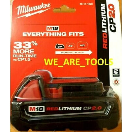 

NEW IN GENUINE Battery 48-11-1820 2.0 AH Compact M18 18 Volt 18V