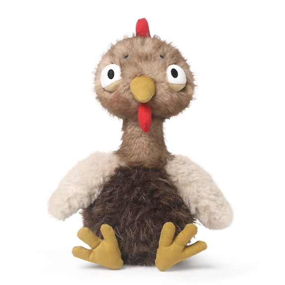 Turkey Stuffed Animal Plush Toy, Goofy and Funny Poult for Christmas Thanksgiving Day, 11 Inches Multicolored Soft Plushie Gift for Babies Children Adults