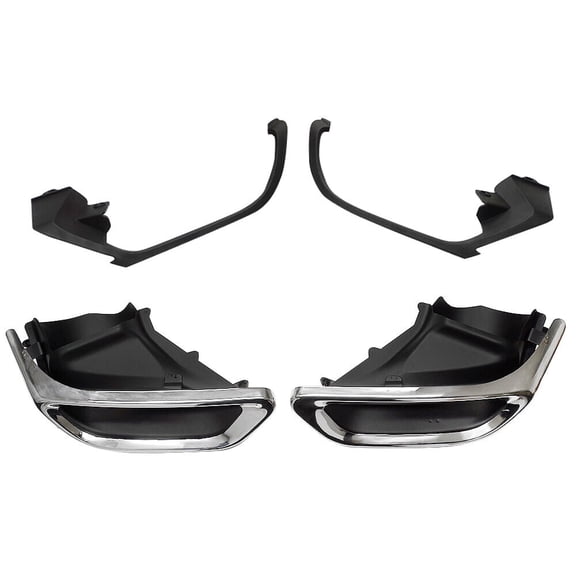 1Set Upgrade Exhaust Muffler Tip Tailpipe with Bracket Fit for Honda Accord 2018-2020