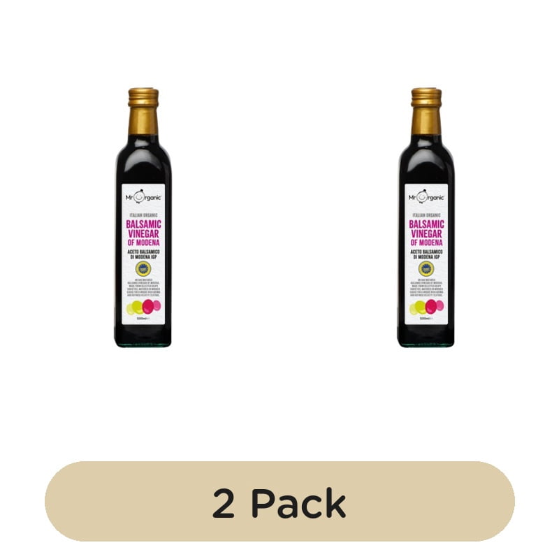 Mr Organic Balsamic Vinegar of Modena 500ml, British Import (Pack of 2)