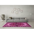 thumbnail image 3 of Ahgly Company Indoor Square Persian Pink Traditional Area Rugs, 5' Square, 3 of 4