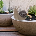 thumbnail image 5 of WHAMVOX Ceramic Snail Statue for Home Decor Adorable Beige Miniature Garden Ornament 3.5 x 2.5 inches, 5 of 8