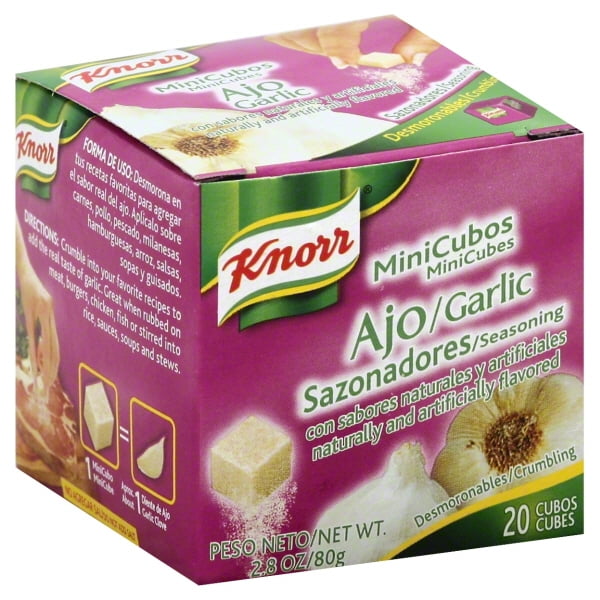 Knorr Cube Bouillon Garlic 20 ct