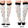 thumbnail image 2 of FREEAMG Color Dots Compression Socks for Women Men,Knee High Stockings for Athletic Sports,Running,Travel, 2 of 7