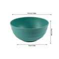 thumbnail image 3 of Eco-Friendly Wheat Straw Cereal Bowl | 19.5x9cm Large Plastic-Free Alternative | Dishwasher & Microwave Safe | Non-Breakable Stackable Design for Soups, Oatmeal & Pasta | 1-Piece Set, 3 of 5