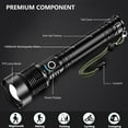 thumbnail image 3 of Lylting Rechargeable Led Flashlights High Lumens 90 000 Lumens Super Bright Flashlight With 5 Modes & Waterproof Powerful Handheld Flashlight For Camping Emergencies, 3 of 4