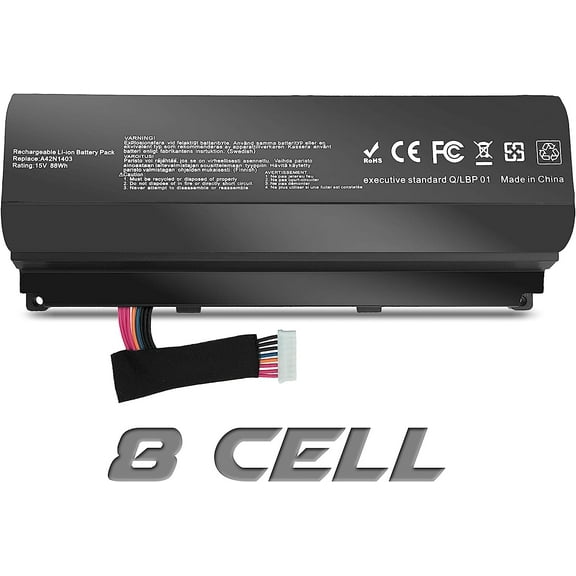 8 Cells A42N1403 Replacement Battery for ASUS ROG G751JL G751JM G751JT G751JY GFX71JM GFX71JT GFX71JY Laptop Battery