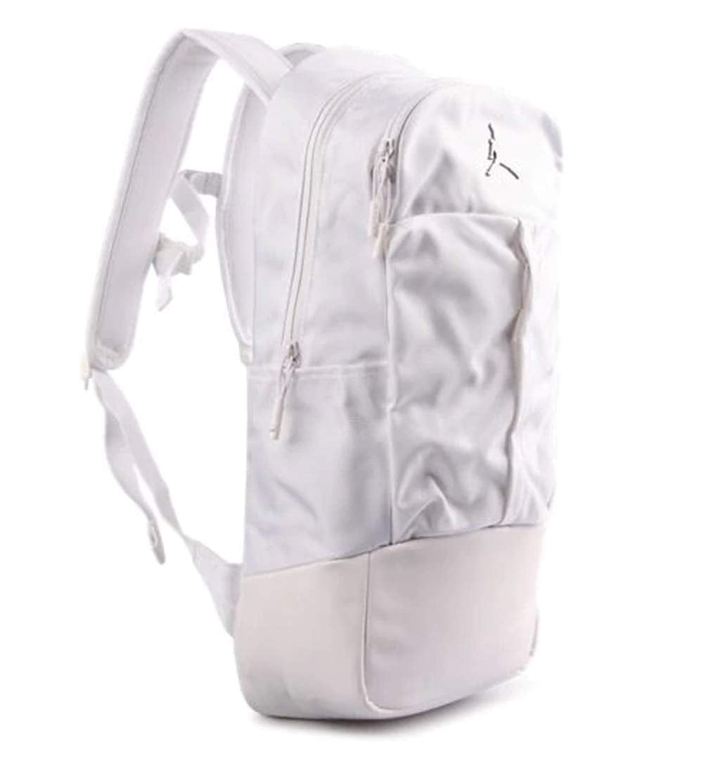 air jordan white backpack