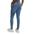 thumbnail image 2 of Womens WAX Cropped High Rise Skinny Jeans, 2 of 2