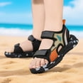 thumbnail image 2 of Zshosam Toddler Water Shoes Toddler Girls Boys Sandals Shoes Kids Slip on Summer Sandals for Bath Shower Beach Pool Toddler/Little Kid/Big Kid Size 1,(Orange Big Kids 1), 2 of 7