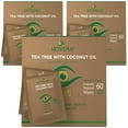 thumbnail image 1 of NOVEHA Tea Tree & Coconut Oil Eyelid & Lash Wipes | For Demodex, Blepharitis & Itchy Eyes - Effective Eyelash Wipes With Aloe Vera, Natural Makeup Re, 1 of 7