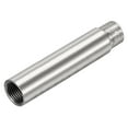 thumbnail image 1 of Brazo de extensión para cabezal de ducha Uxcell de acero inoxidable 1/2PT macho a 1/2PT hembra, acoplador de tubo fundido de 120mm, 1 of 6